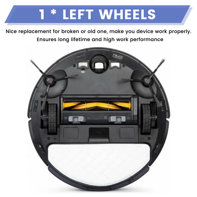 ABBY-ไดรฟ์สูญญากาศล้อเดินทางสำหรับอีโคแวคส์ ดีบอท X1/X1spro/X1 OMNI/T10 OMNI/T20 หุ่นยนต์เครื่องดูดฝุ่น