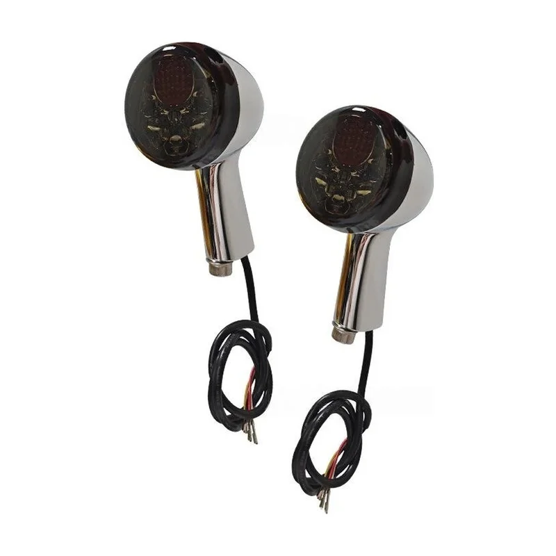 Super Sale Motorcycle Rear Turn Signals Indicators LED Brake Lights for Harley Sportster 883 Iron XL1200 Roadster Super Low 92-2