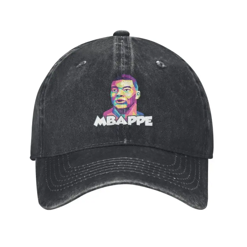 Gorra de béisbol de Mbappes Meme Para hombre y mujer, gorro Unisex de algodón personalizado, ajustable, con protección solar, Snapback