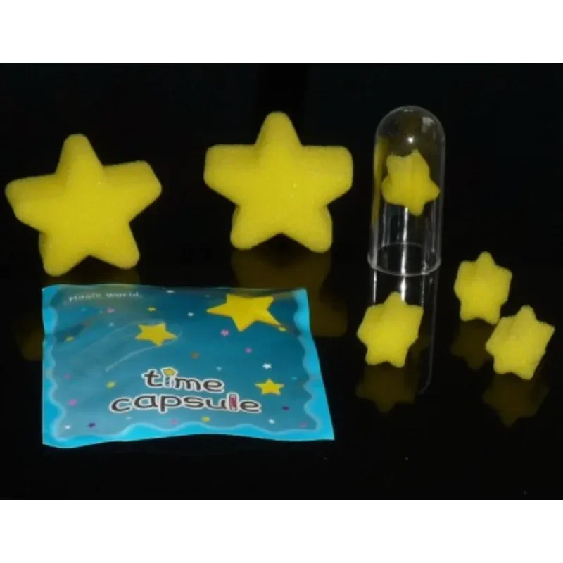 Time Capsule Magic Tricks Appearing/Vanish Sponge Star Magie Close Up Illusion Accessories Gimmick Props Funny