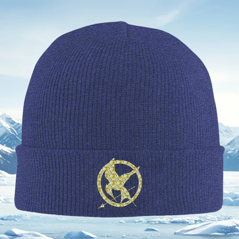 Patrón de flores retro floralлас Elegante Hombres Mujeres Gorro de Punto Unisex Gorro Jersey Gorro Invierno Térmico Cálido N