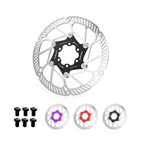 IIIPRO-Rotor flotante para bicicleta, Rotor de disco de freno para bicicleta de montaña y carretera, Rotores de frenos de bicicleta de 140/160/180/203MM, 6 pernos