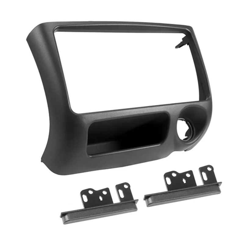 Facia Radio mobil 2 DIN, untuk Toyota Yaris Echo Vitz 1999-2005 DVD Stereo Panel Dash Kit Trim Fascia konsol plat wajah