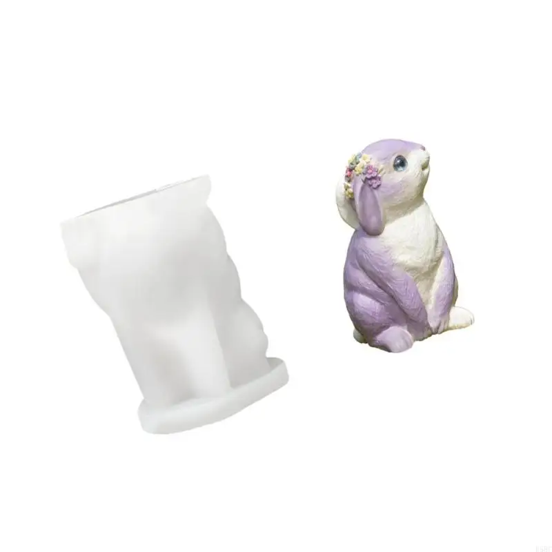 قالب أرانب من السيليكون المتين لوازم حرفية لمشاريع العطلات التي تصنعها بنفسك