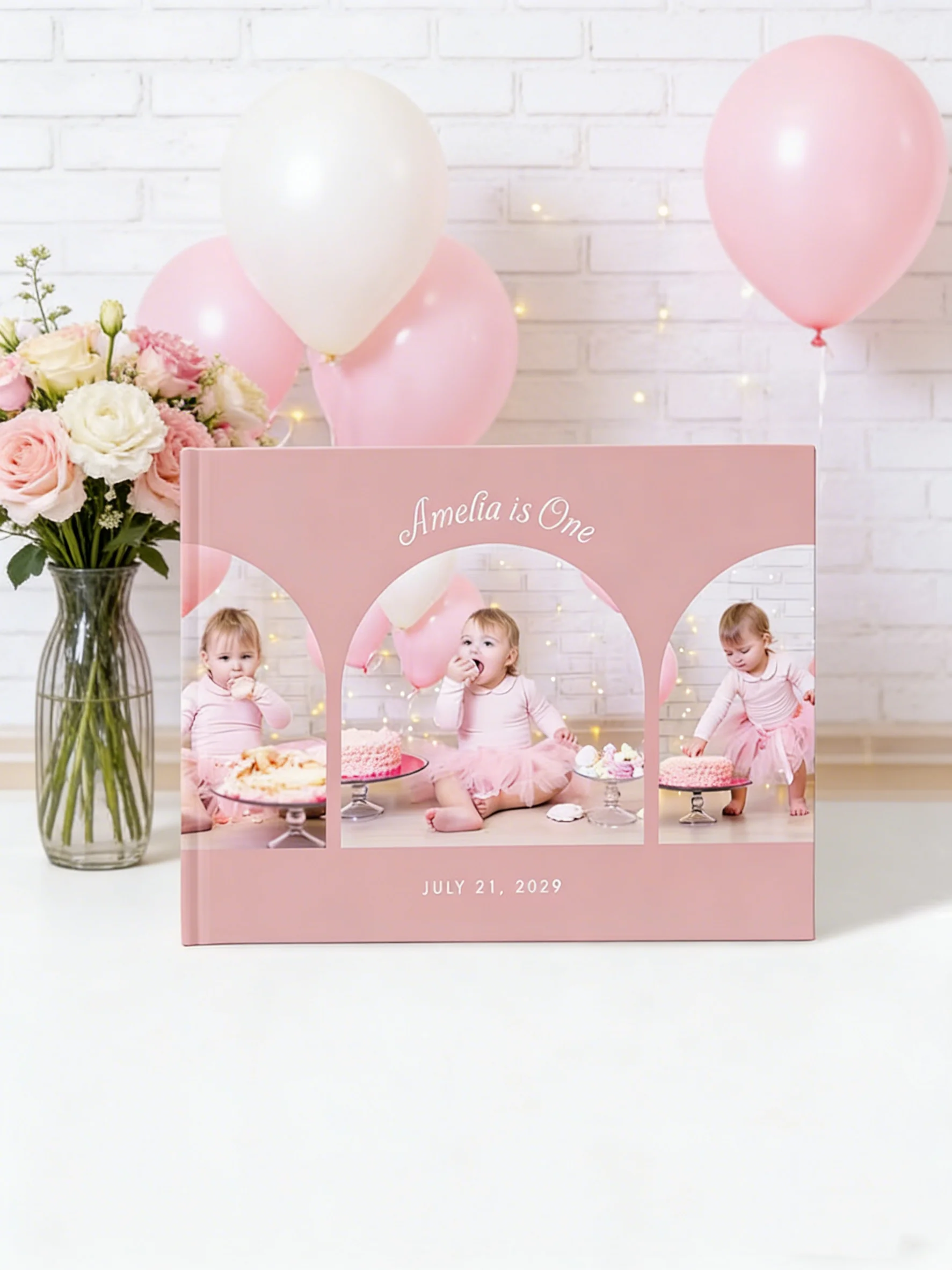 

Индивидуальный фотоальбом для празднования дня рождения с фотографиями | Персонализированная книга для гостей на памятную вечеринку | Альбом для сохранения памятных моментов