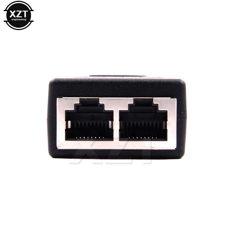1PCS Cable Adapter Connector LAN Ethernet 1 To 2 Ways Network Cable Connector Splitter Extender Plug RJ45 Splitter for PC Laptop