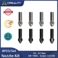 Creality K1 Nozzle Kit Copper Alloy 600mm/S High-Speed Printing Smooth Extrusion Uniform Feeding for K1、K1 Max、CR-M4 3D Printer