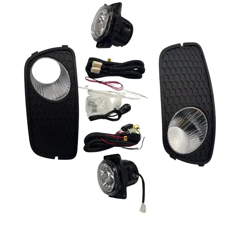 For Fiat Albea For Palio 2005-2012 Front Fog Light Set Complete Wiring Harness Lamp Frame Installation Kit 46823269