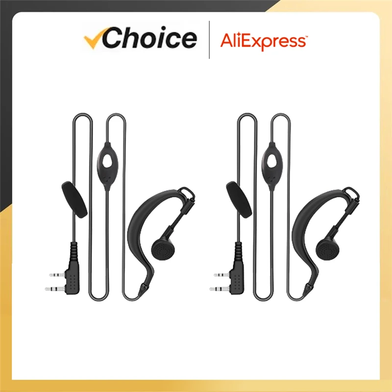 1/2/5/10 قطعة اسلكية تخاطب سماعة QuanSheng UV-K5 سماعة UV-K6 UV 5R زائد DM-1701 888s DMR سماعة اتجاهين راديو الملحقات