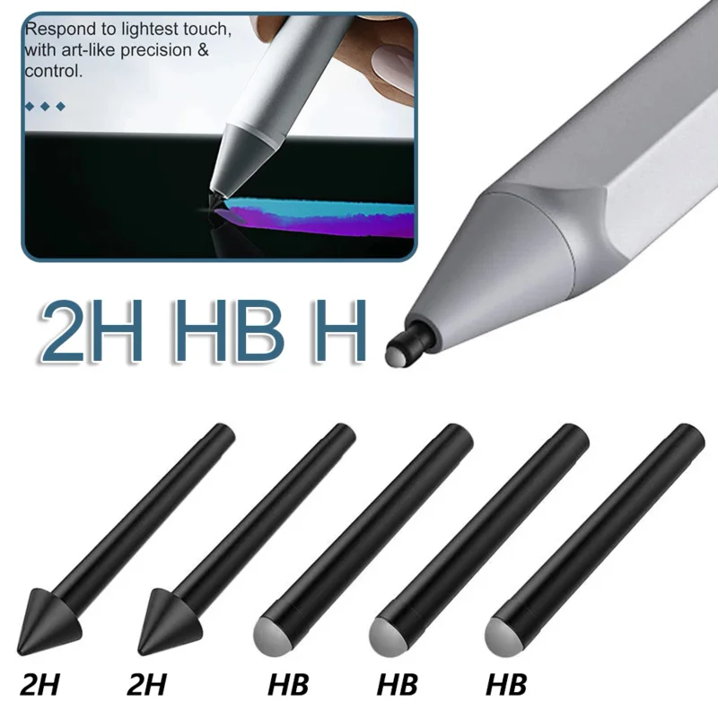 3/5pcs High Sensitivity Pen Nib Replacement Durable Stylus Pen Tip HB 2H H For Microsoft Surface Pro 7 6 5 4 Book/Studio/Go 1 2