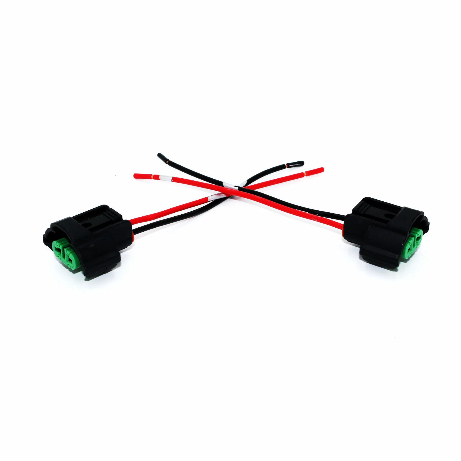 

2Pcs H11 H8 Female Connector Adapter Wiring Harness Socket Car Wire Connector Cable Plug Adapter for Foglight Head Light