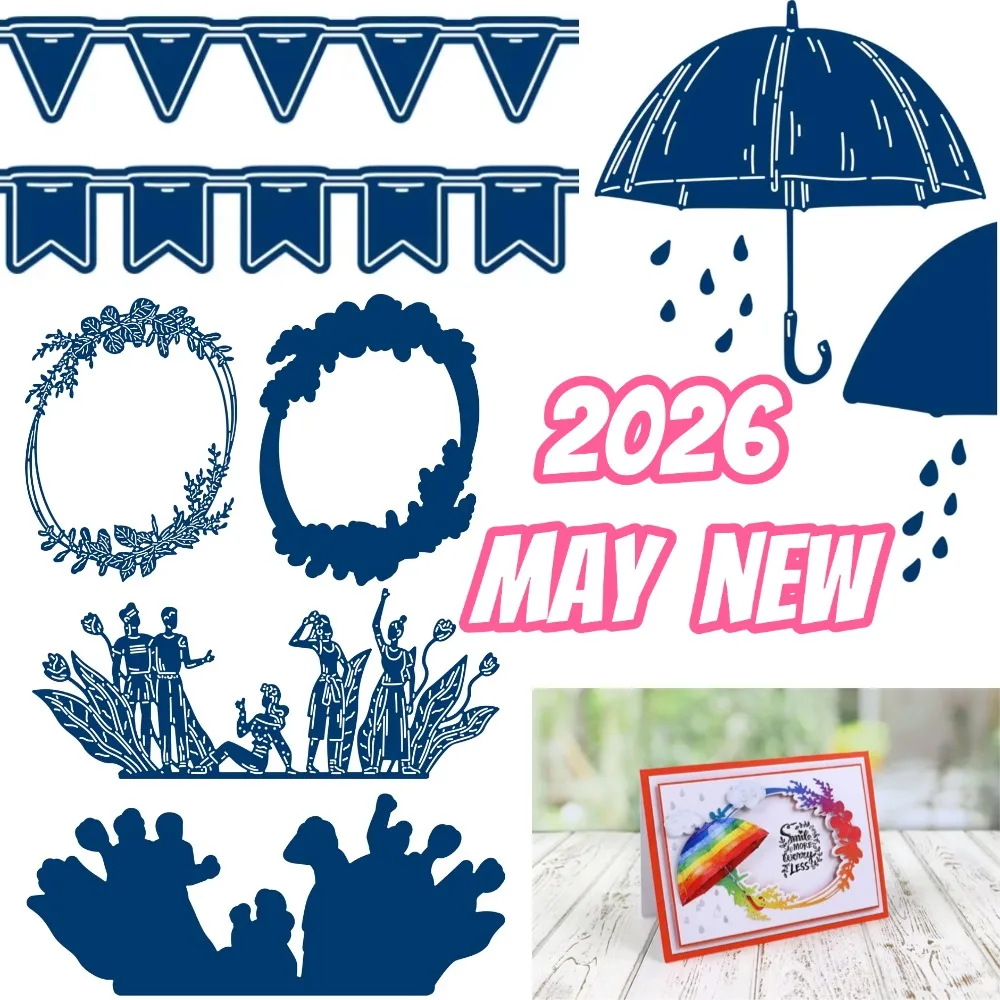 Twisted Wreath 2026 Neue Metall-Stanzformen Scrapbook-Tagebuch-Dekoration Schablone Prägevorlage DIY Grußkarte Handgemacht