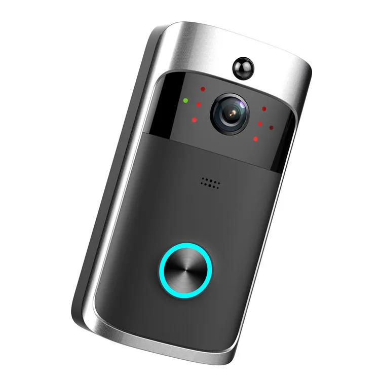 Intelligent Low-power WiFi Wireless Intelligent Visual Doorbell Voice Intercom Mobile Phone Monitoring WiFi Doorbell V5