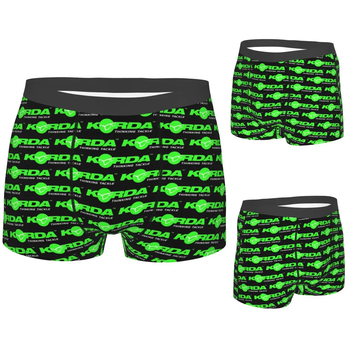 

Boxer Underpants Shorts Korda Fishing Logo Panties Men's Ventilate Underwear for Homme Man Boyfriend Gift