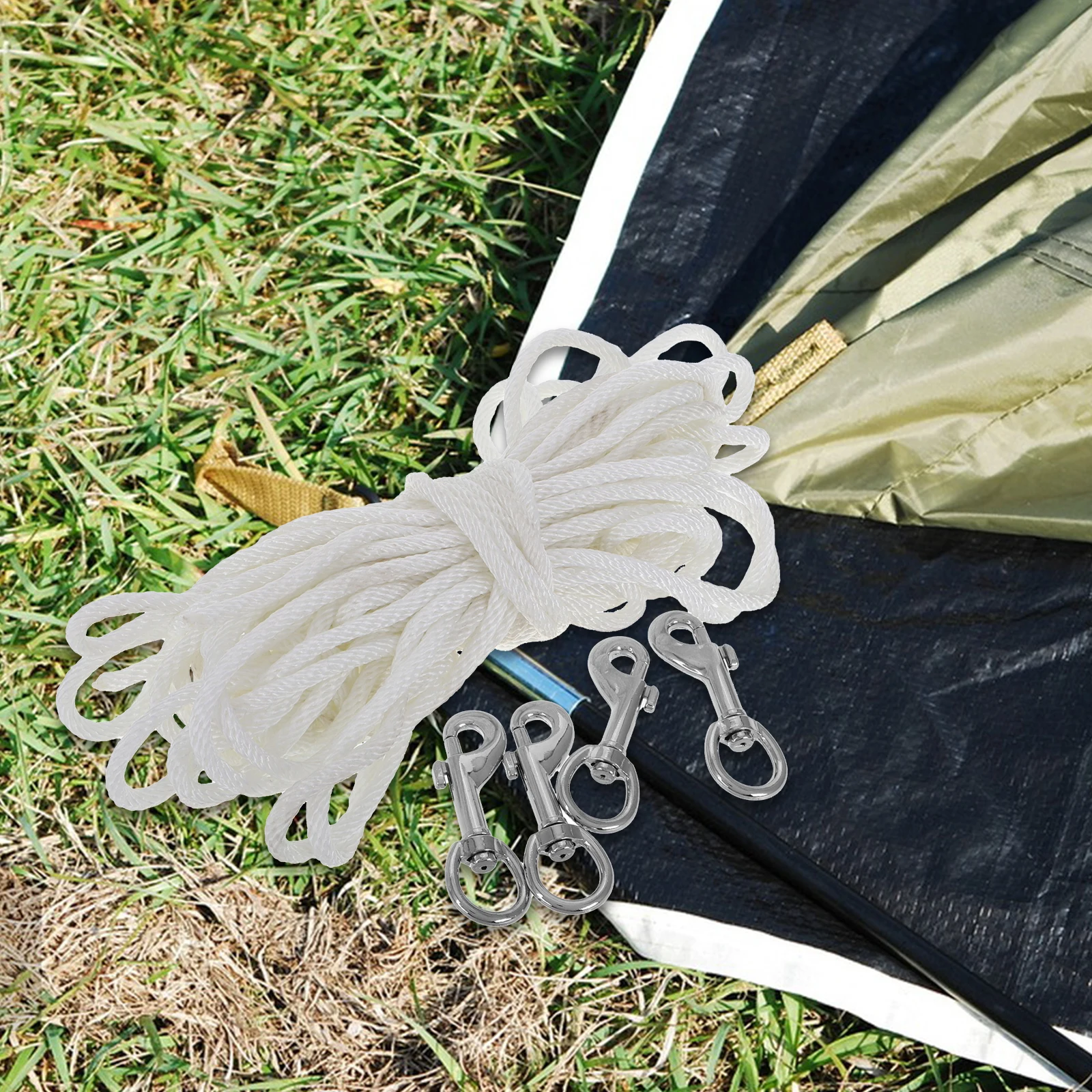 

1Set Flagpole Rope Strong Versatile Flag Cord for Garden Decorations Tent Ropes Flag Pole Accessories Sailing Rope