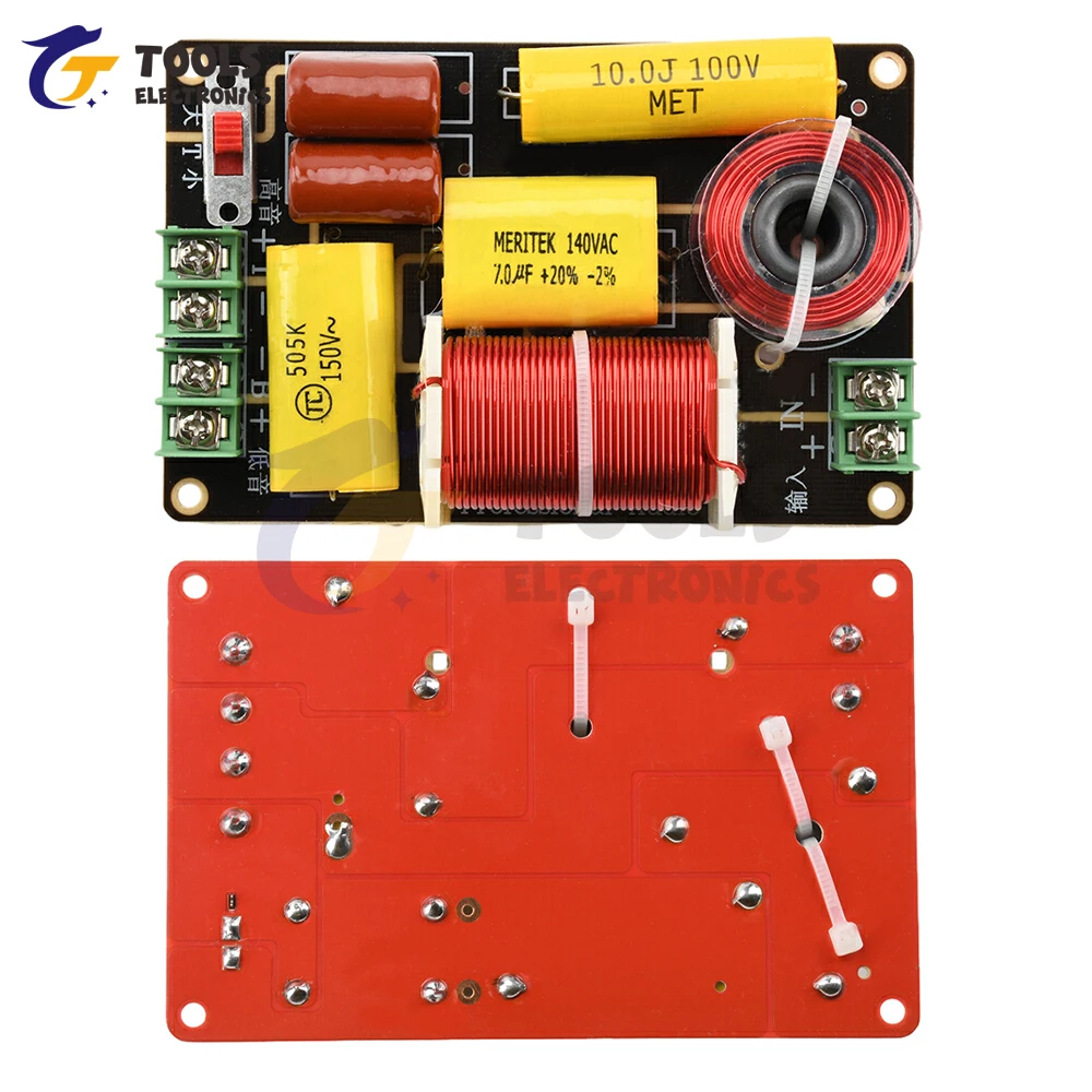 

WEAH-250 2750/2800Hz 250W 2 Way Frequency Divider Audio HiFi Filter Circuit Board Tweeter Bass Crossover Filter