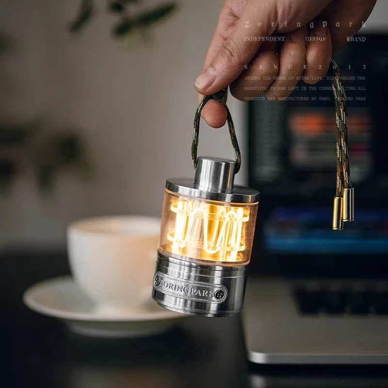 

Перезаряжаемый уличный фонарь для кемпинга, портативный ночник для декора спальни, регулируемая лампа для создания атмосферы в саду