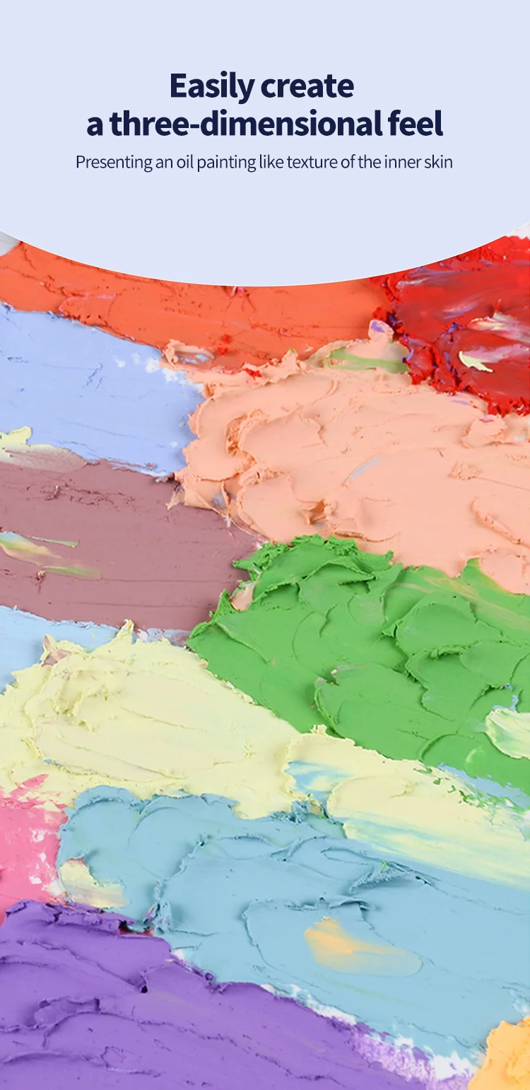 MUNGYO Künstler-Ölpastell-Set, 12/25/50, professionelle Malerei, Zeichnung, Graffiti-Kunst, Buntstifte, waschbar, rund, ungiftig – Detail 8