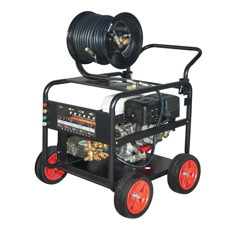 PW2915GR With Reel 4200Psi 290Bar 15L/Min Gas Pipeline Drain Cleaning Machine