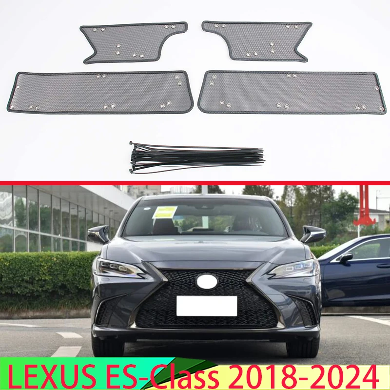 

Middle Screening Mesh Front Grille Mesh For LEXUS ES-Class 2018-2024 Front Grille Net Cover Stainless steel Car Accessories