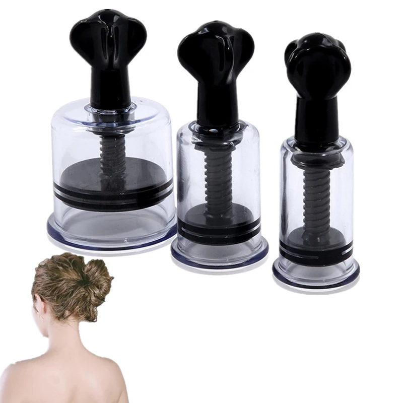 Cupping Device Vacuum Cupping Suction Cups Massage Physiotherapy Jars Manual Rotating Cupping Anti Cellulite Massager