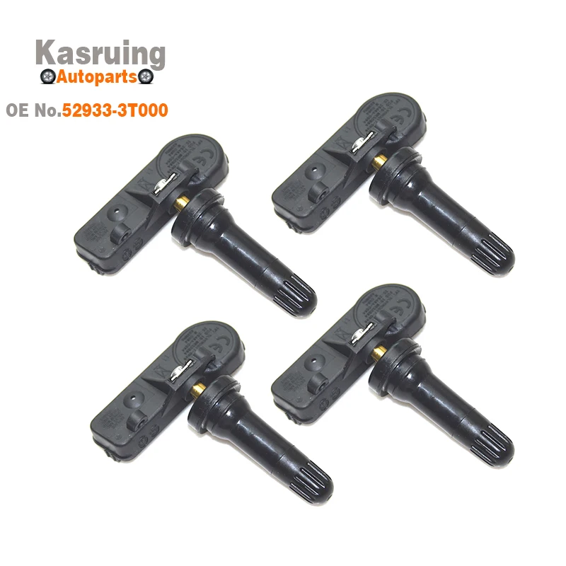 High Quality 4PCS 529333T00 52933-3T000 Tire Pressure Sensors TPMS For 2013-2019 Kia Quoris 2015-2020 K900