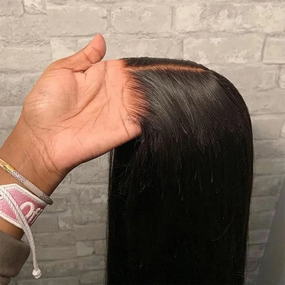 32 36 Inch 5x5 6x4 Glueless Wig 180% Density Brazilian Frontal Human Remy Hair 13x4 13x6 HD Transparent Straight Wigs For Women