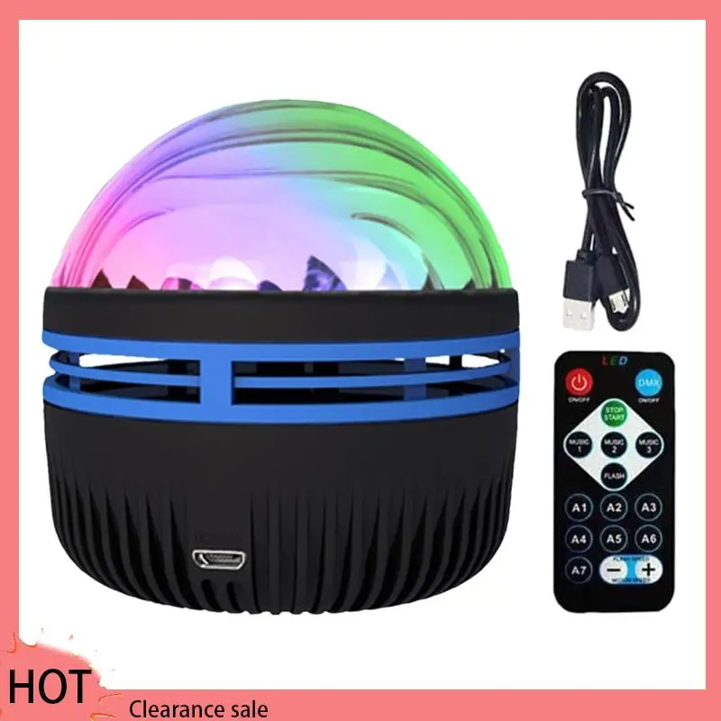 A88Z Northern Lights Night Light LED Projection Lamp Remote Control USB Chargeable Colorful Atmosphere Light Decoration