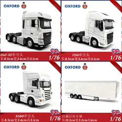 OXFORD Diecast 1:76 Scale S680/R580/FH4 Trailer Head Truck Alloy Engineering Car Model Collection Souvenir Gift Display