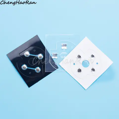 Xbox One S Xbox One 시리즈 X S 컨트롤러 용 2 개 크로스 키 D 패드 금속 돔 스냅 PCB 보드 버튼 전도성 필름 스티커