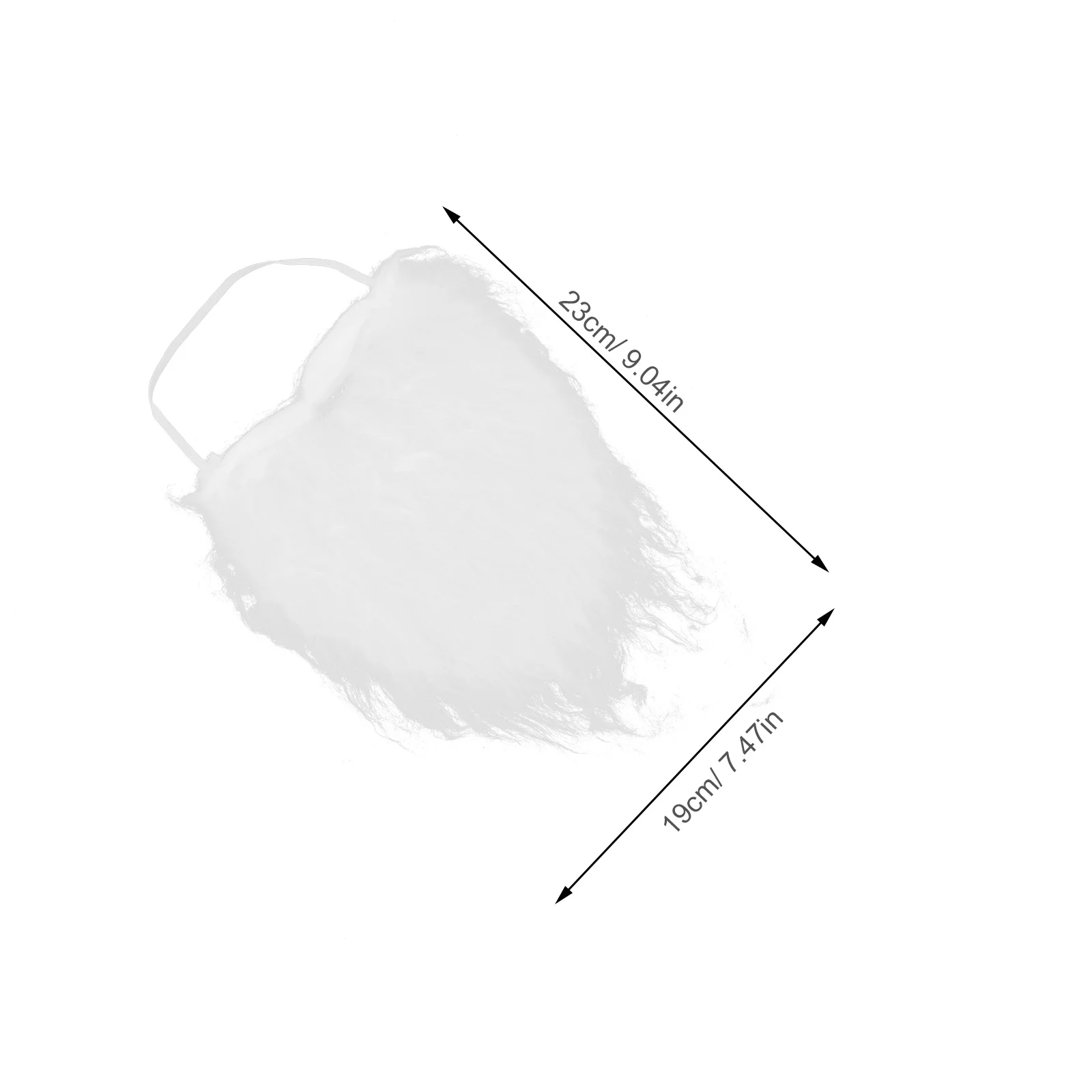 Faux moustache réaliste pour hommes, 12 pièces, accessoires de Costume blanc pour Halloween, fête de noël, Cosplay, magicien, père noël