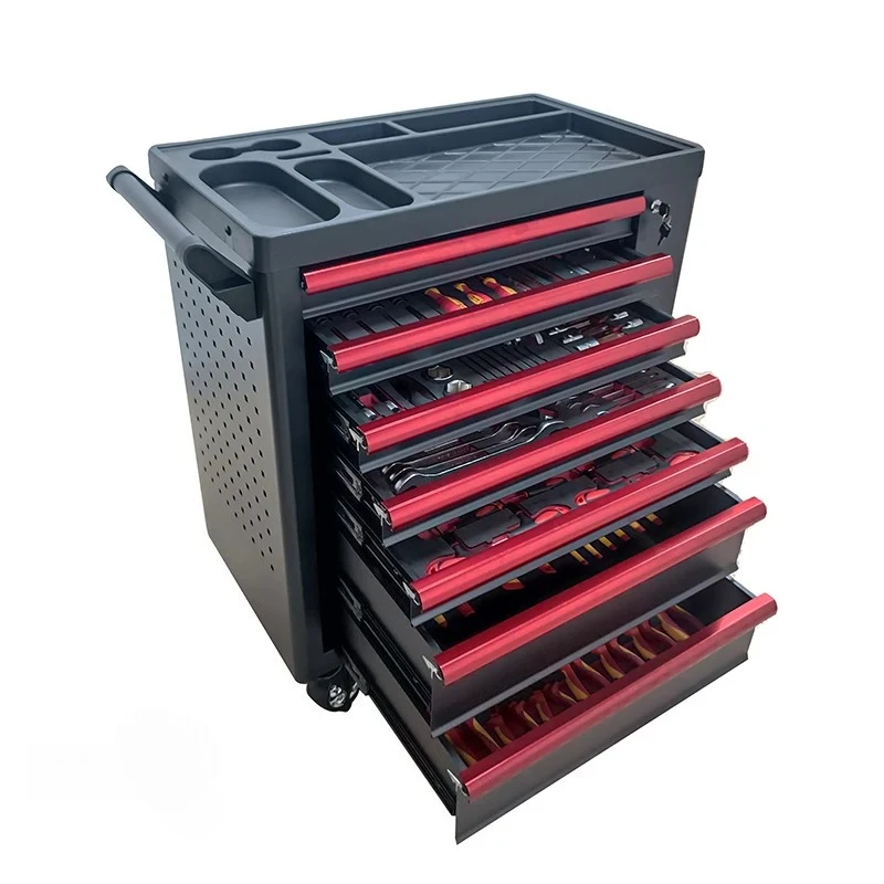 

2025High Quality 7 Drawers Garage Storage Tool Chest Workshop Trolley Heavy Duty Tool Cabinet