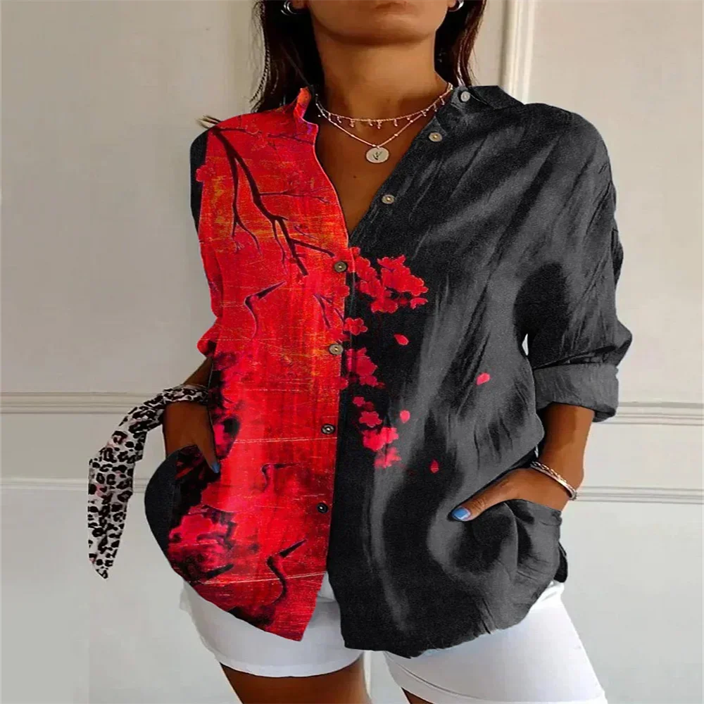 Women\'s Shirts Graphic Shirts Outdoor Street Print Clothing Fashion Streetwear Designer Casual Breathable