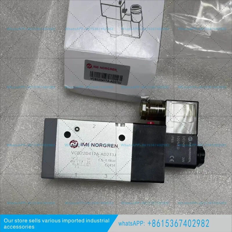 VCB22D417A-AD213J, Norgren, Pilot Operated Solenoid Valve, G1/2 'Thread, 24DC