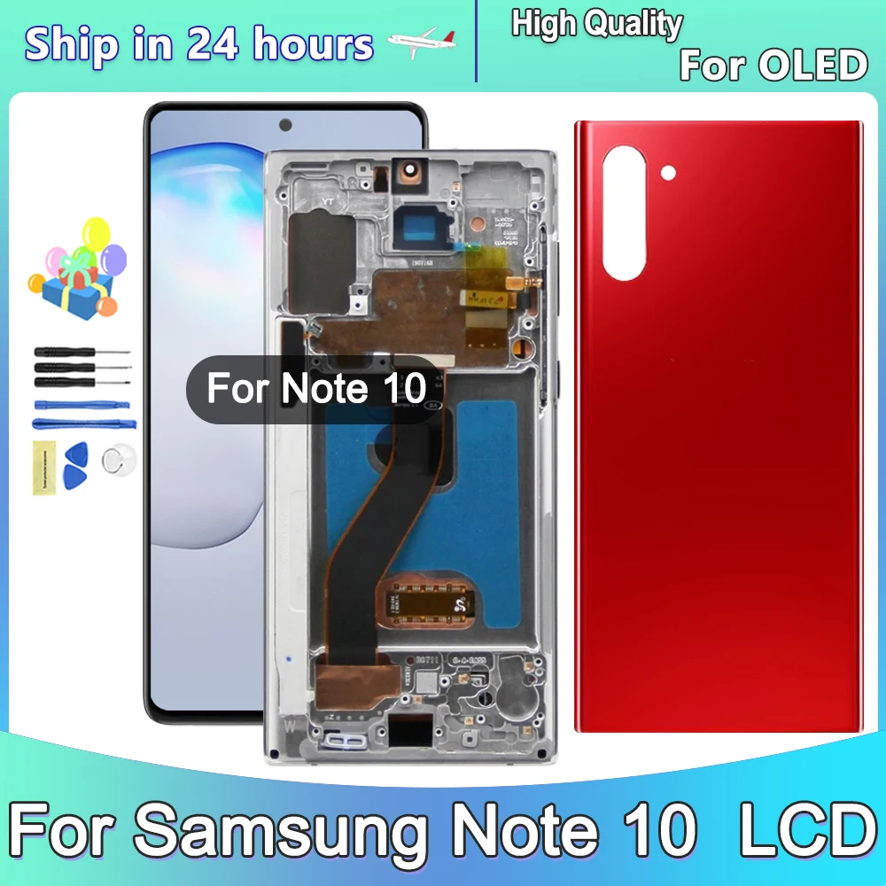 

OLED For Samsung Note 10 LCD Display Touch Screen Digitizer Replacement for Note 10 N970, SM-N970F, SM-N970U Display