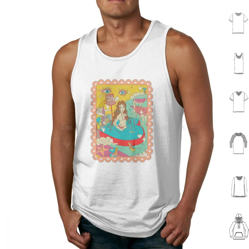 Pink Club V2 Tank Tops Print Cotton Chappell Roan Band Chappell Roan Music Chappell Roan Tour Chappell Roan Hot To Go