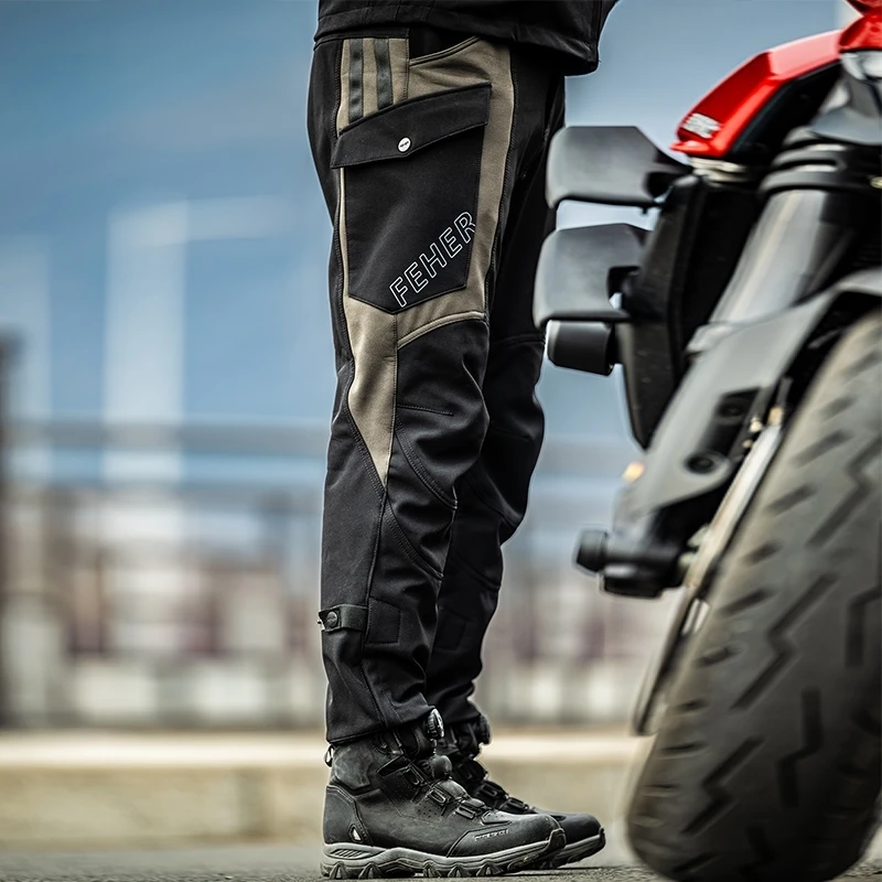 Motorcycle Pants Men Anti-fall Riding Pants Motocross Trousers MTB Wear Resistant with CE Protectionanti Racing Moto Trousers