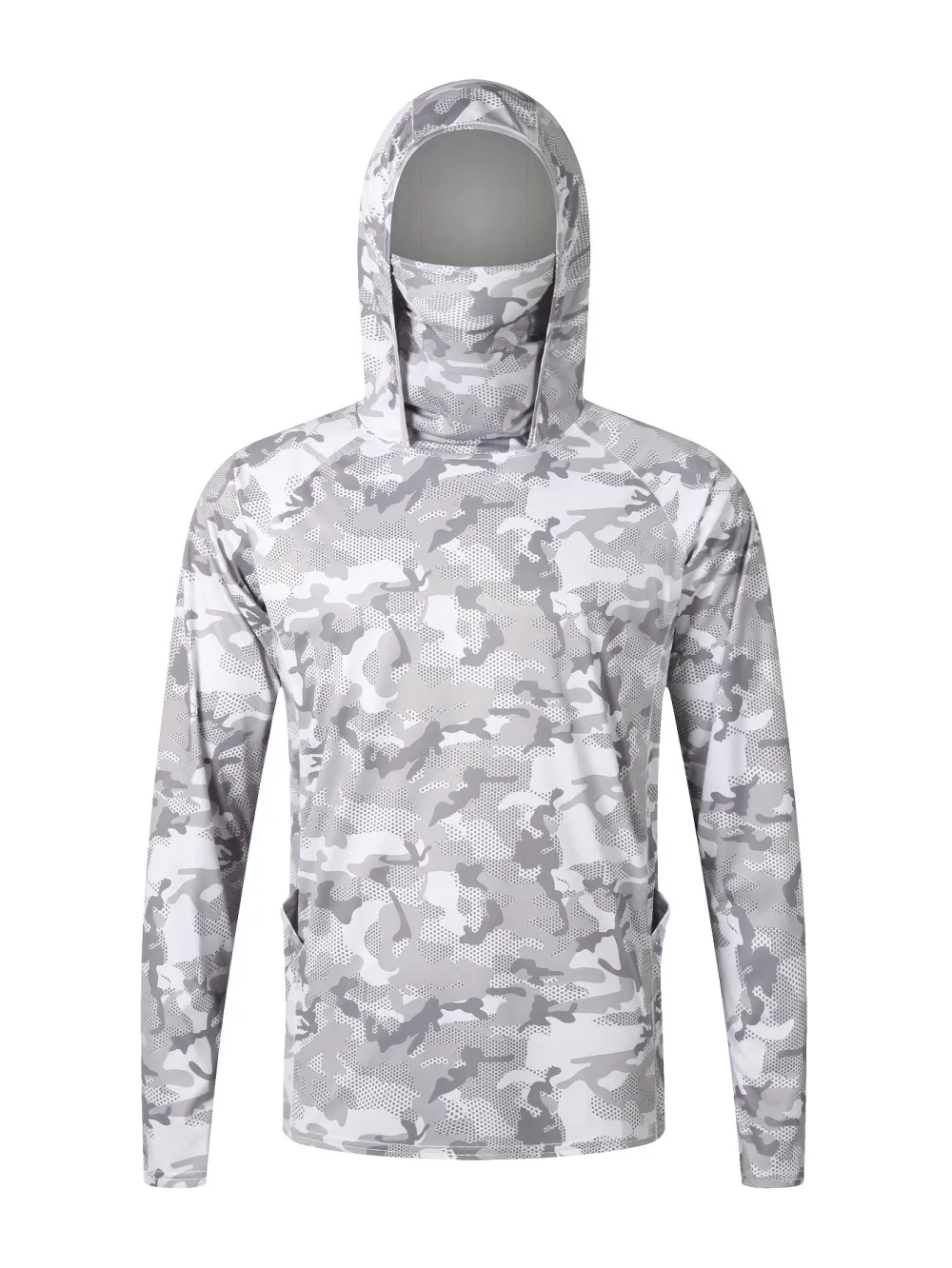 European and American Men's Summer Camouflage Print Comfortable Breathable Long Sleeved T-Shirt Fishing Suit Outdoor Casual Top