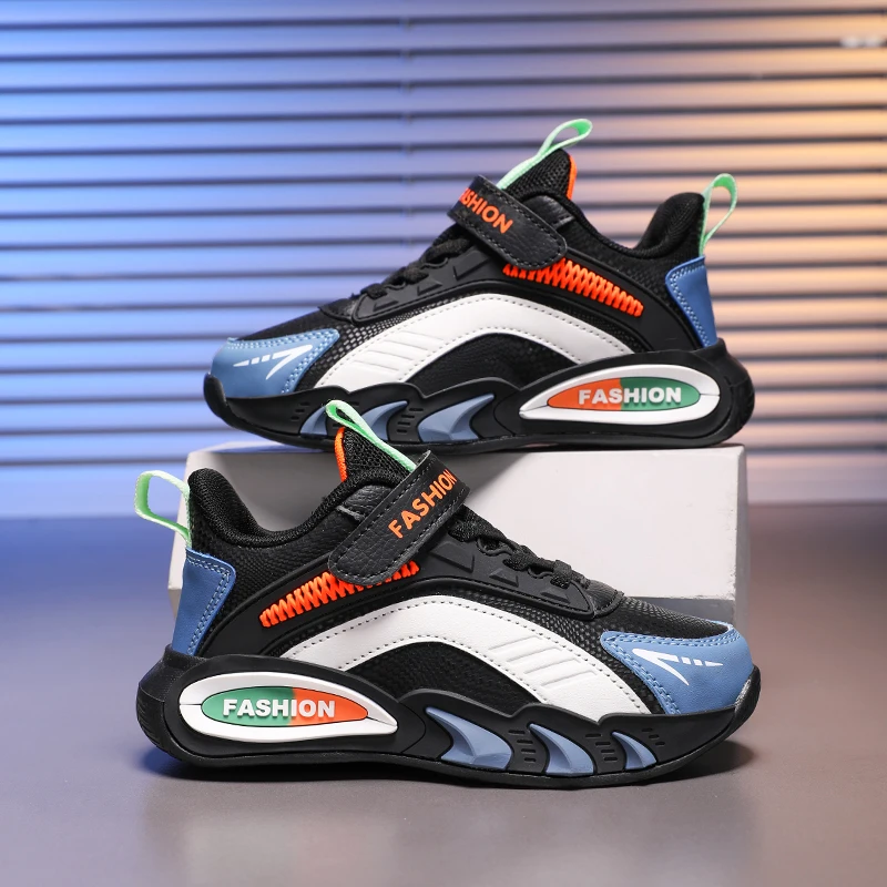 Hot Sell Children Shoes Girls Boys Fashion Sneakers Comfortable Kids Sports Shoes Breathable Casual Leather Outdoor Shoe