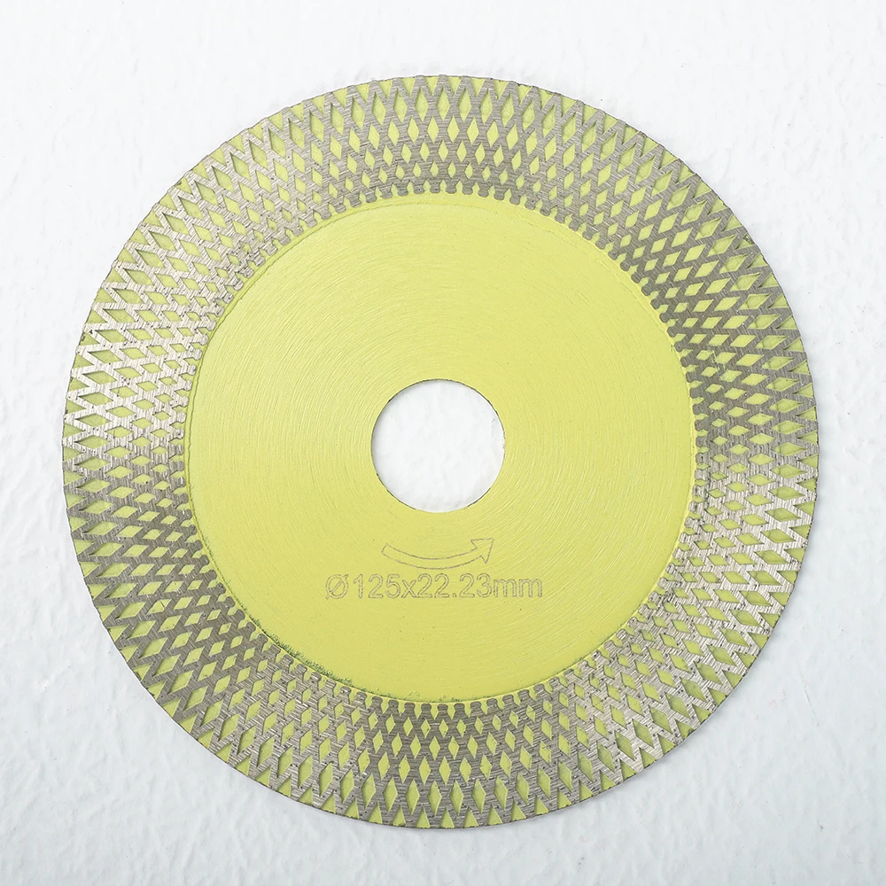 

5 inch 125mm Mesh Wave Ultra-Thin Saw Blade Ceramic Tile Vitrified Tile Microcrystalline Marble Non Collapsing Diamond Saw Blade