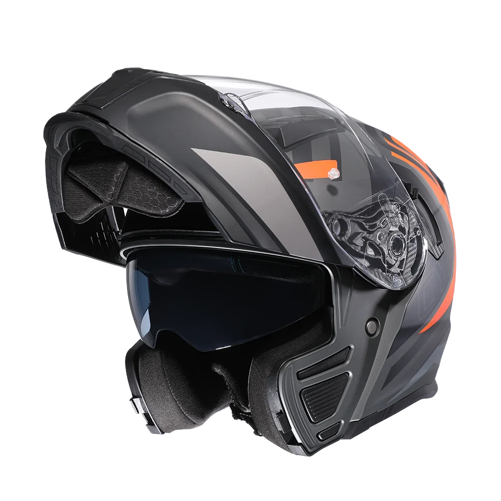 

Motorcycle Full Face Helmets with Dual Visor Cyril Motocross Helmet with Bluetooth Slot For Adult DOT Approved Motorcross Helmet