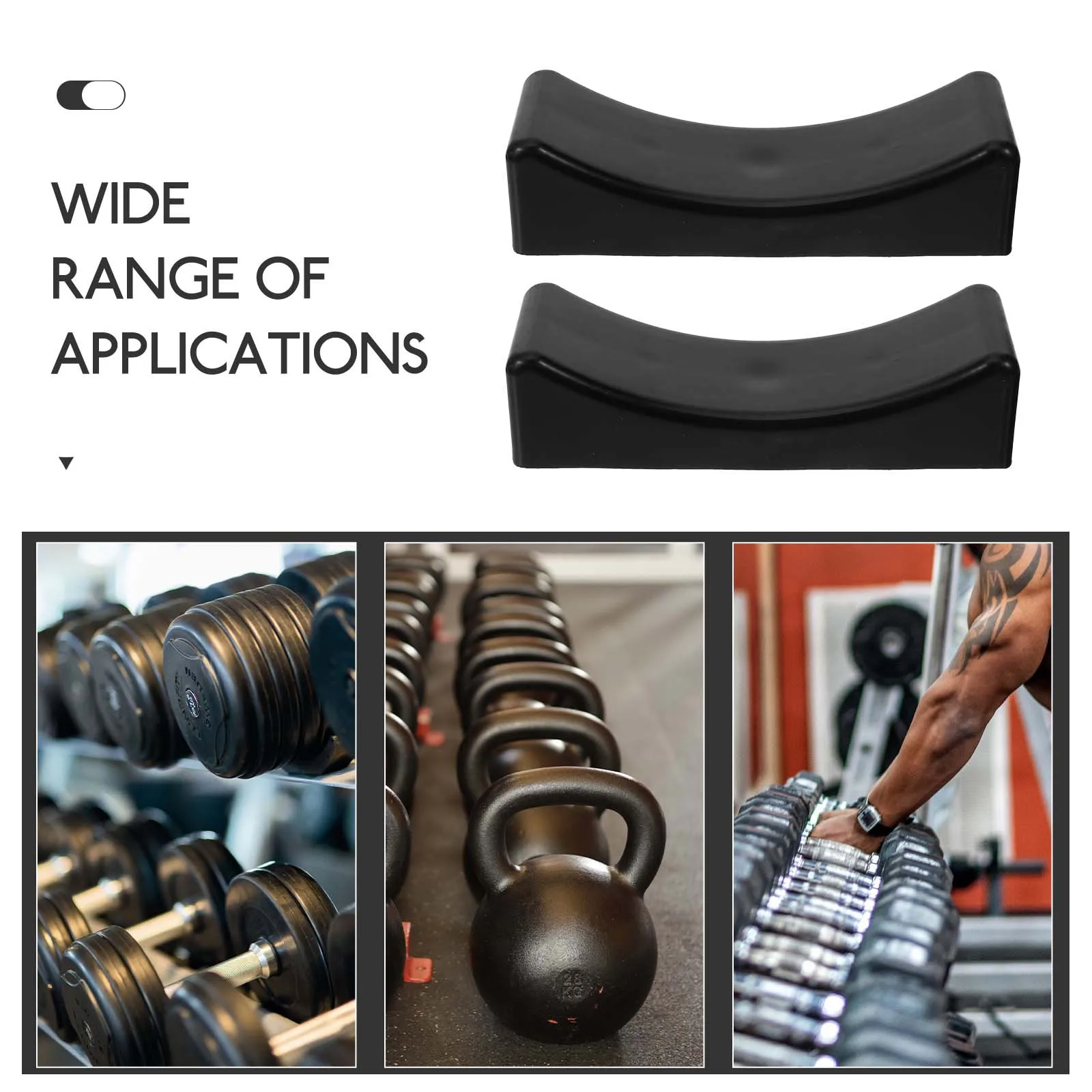 

4Pcs Dumbbell Storage Stand Compact Plastic Material Stable Base Design Perfect Gift Friends Families Home Gym