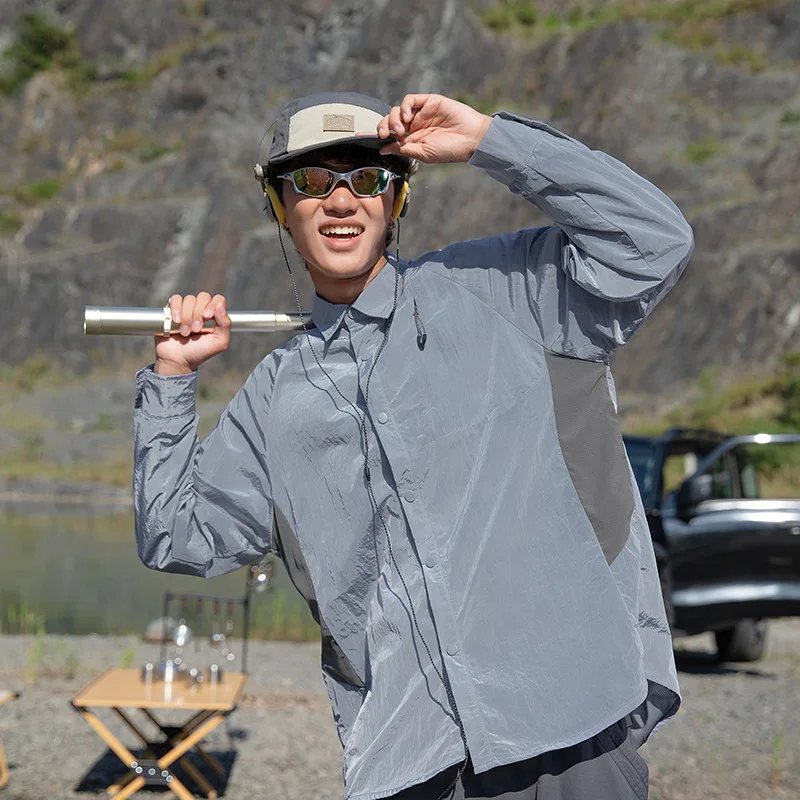 

Мужская демисезонная куртка для активного отдыха с длинным рукавом, универсальная, спортивная, модная, в стиле ретро, водоотталкивающая, для пар