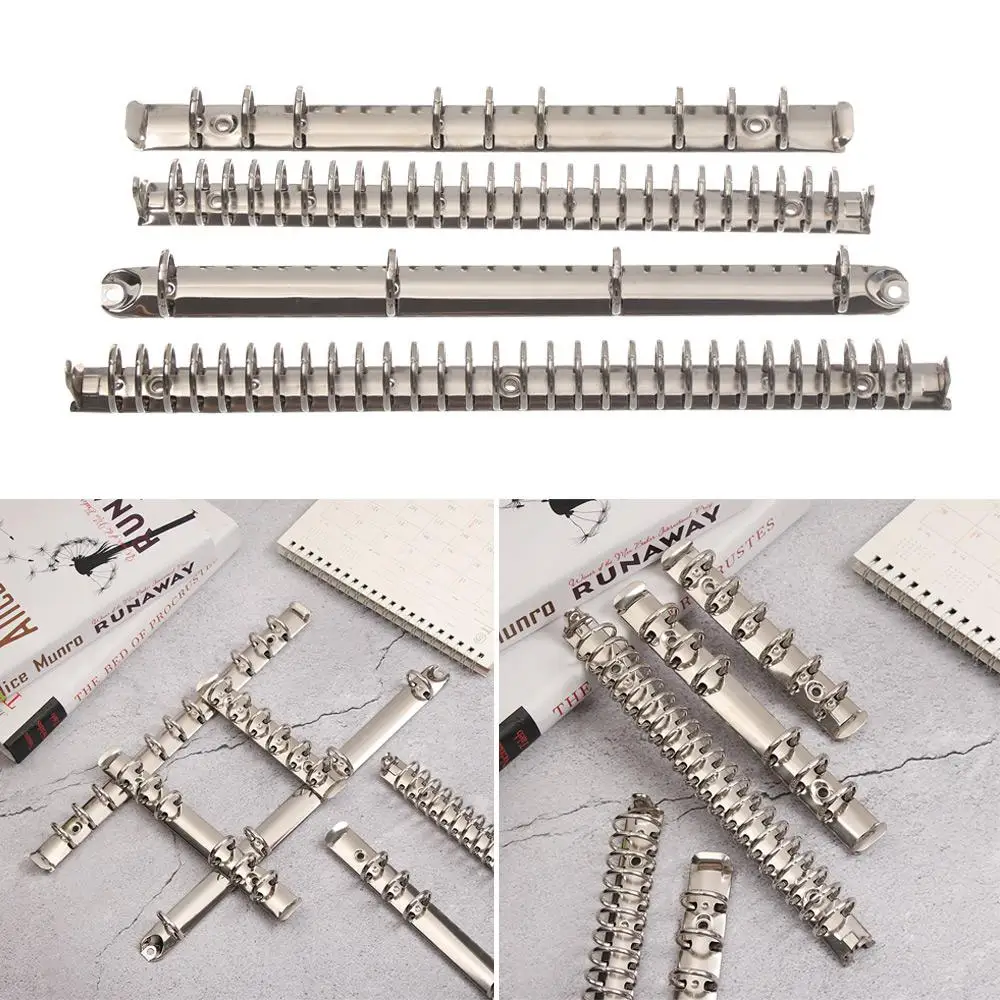 A4/B5/A5/A6/A7 Loose-leaf File Folder Clip Metal Spiral Rings Binder Clip Notebook Accessory Stationery