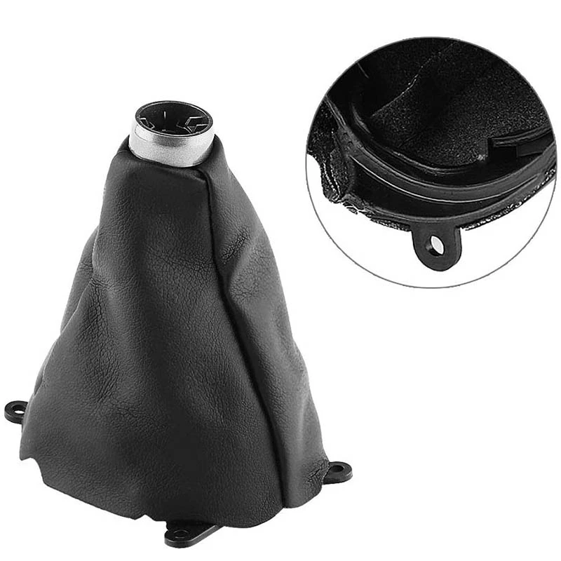 Car Gear Gaiter Shift Shifter Boot Manual PU Leather for Honda Civic 2006-2011 77298-SNA-D01ZA