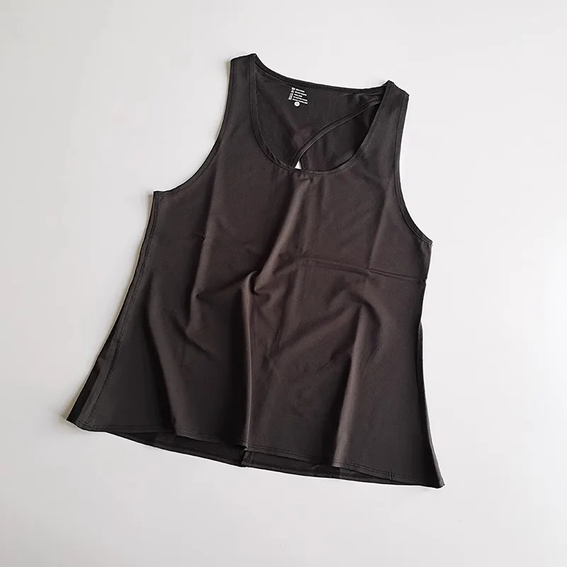 Ärmellose Sportshirts für Damen, Yoga-Oberteile, Fitness-Tops, lockere Sportshirts, Damen-T-Shirts für das Training, Tanktops. – Detail 15