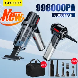 CENRR 998000PA Strong Suction Car Vacuum Cleaner High Power Portable Handheld Vacuum Cleaner Wireless Car Cleaner Home Appliance