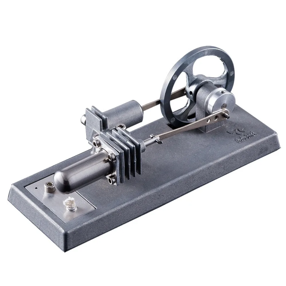 Single Cylinder Stirling Engine Assembly Model Zinc Alloy Science Experiment Toy External Combustion Engine Stirling Engine