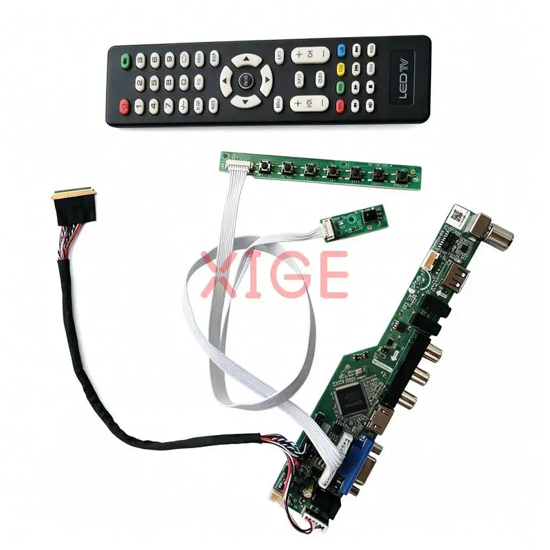 

Controller Board Fit B156HTN02 N156HGE B156HTN03 B156HTN01 USB+AV+VGA+HDMI Laptop Screen 1920x1080 1920*1080 LVDS-40 Pin Kit DIY