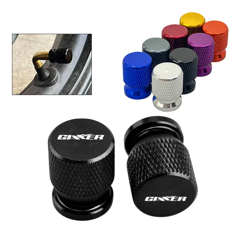 

Для Suzuki gixxer 150 250 sf gixxer 155 2022, мотоциклетные алюминиевые колеса с ЧПУ, клапан для шин, герметичные колпачки, пылезащитный чехол, аксессуары